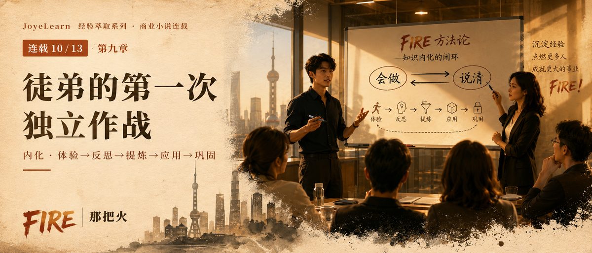 徒弟的第一次独立作战｜FIRE，那把火